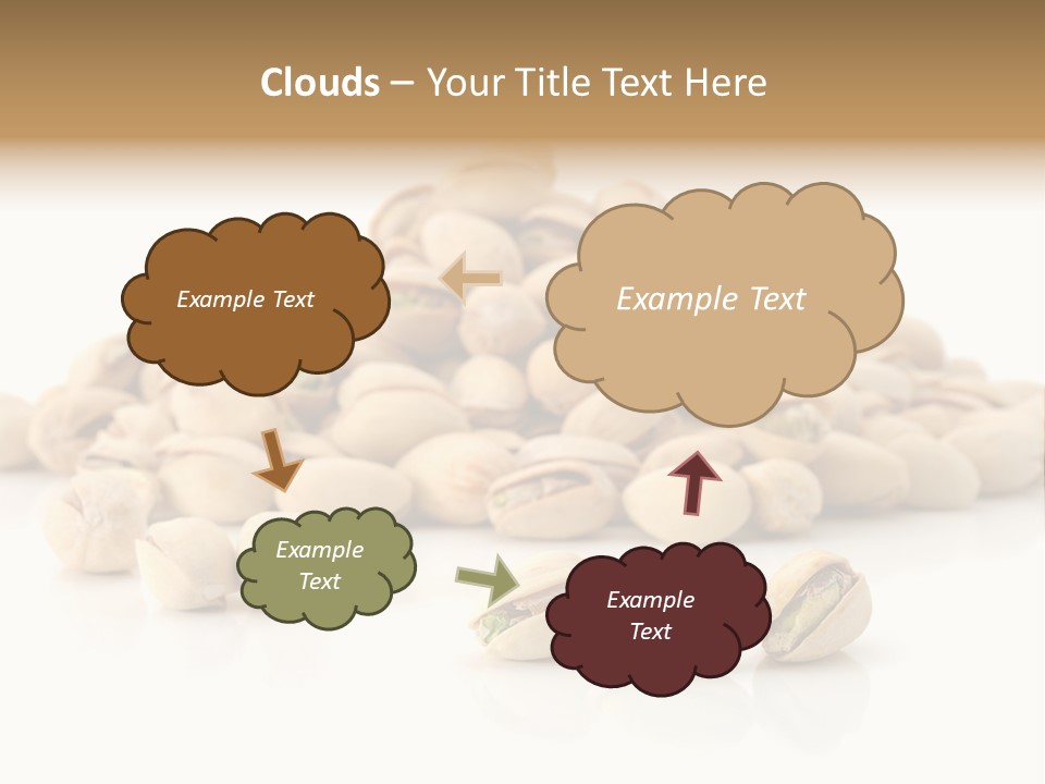 Isolated Vegetarian White PowerPoint Template