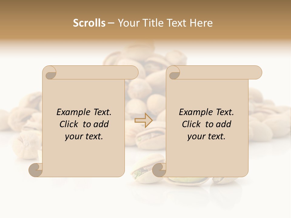 Isolated Vegetarian White PowerPoint Template