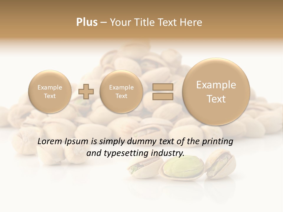 Isolated Vegetarian White PowerPoint Template