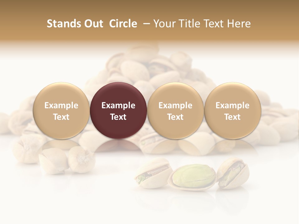 Isolated Vegetarian White PowerPoint Template