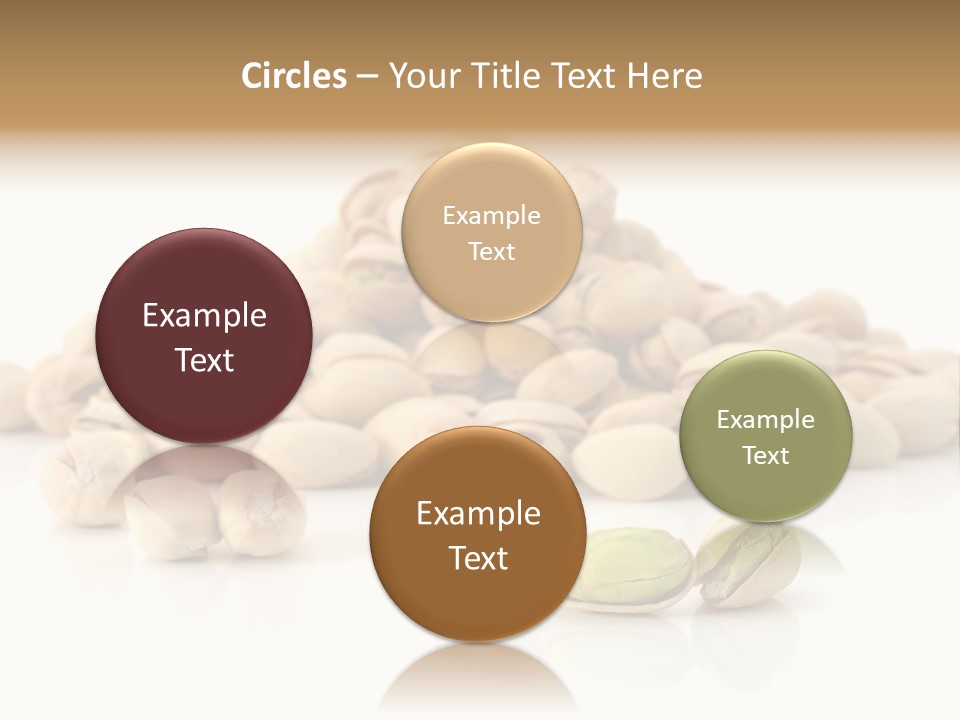 Isolated Vegetarian White PowerPoint Template