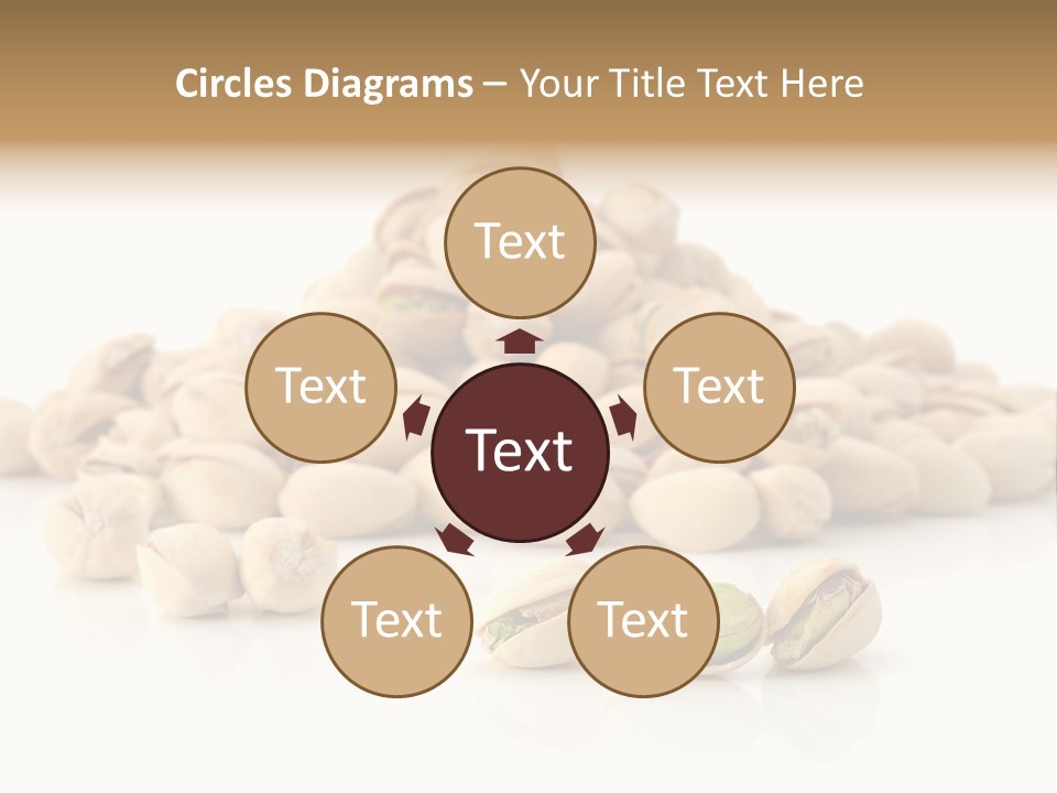 Isolated Vegetarian White PowerPoint Template