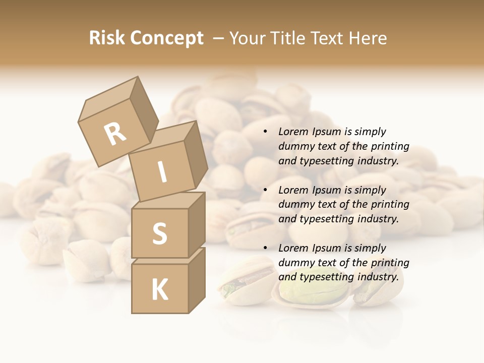 Isolated Vegetarian White PowerPoint Template