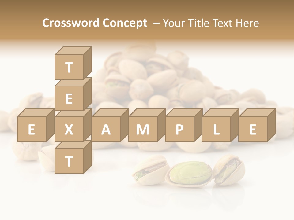 Isolated Vegetarian White PowerPoint Template