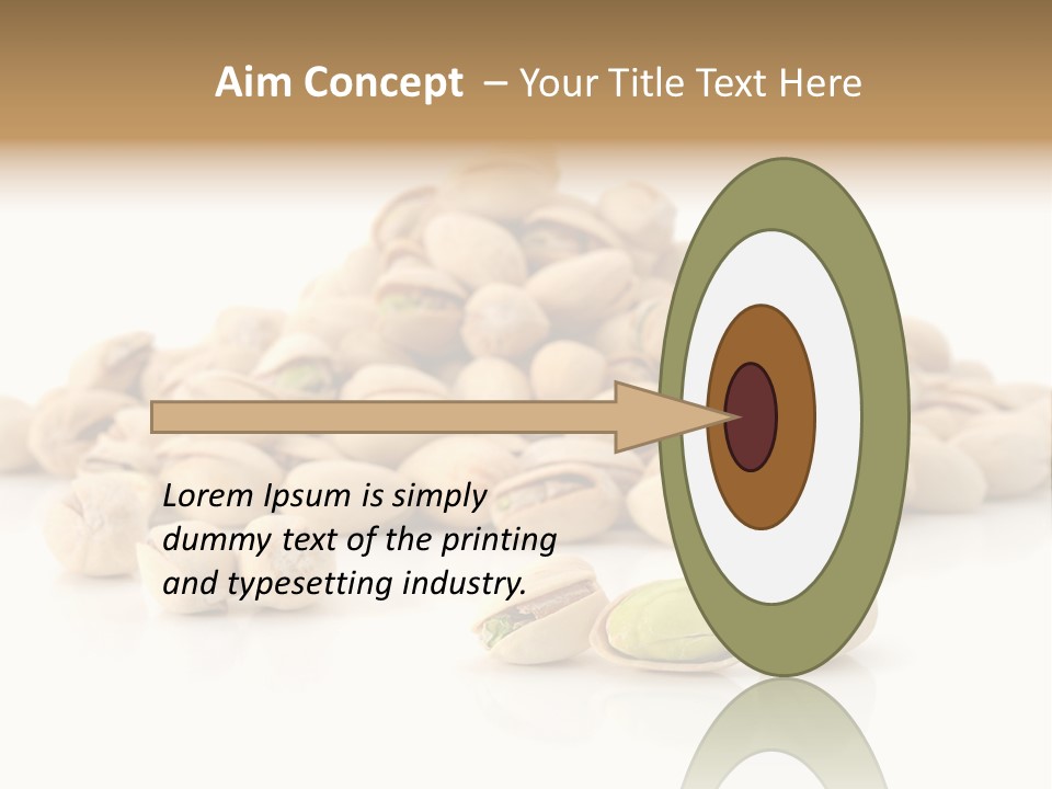 Isolated Vegetarian White PowerPoint Template