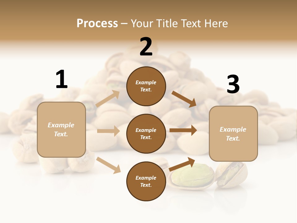 Isolated Vegetarian White PowerPoint Template