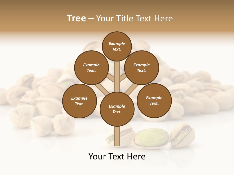 Isolated Vegetarian White PowerPoint Template