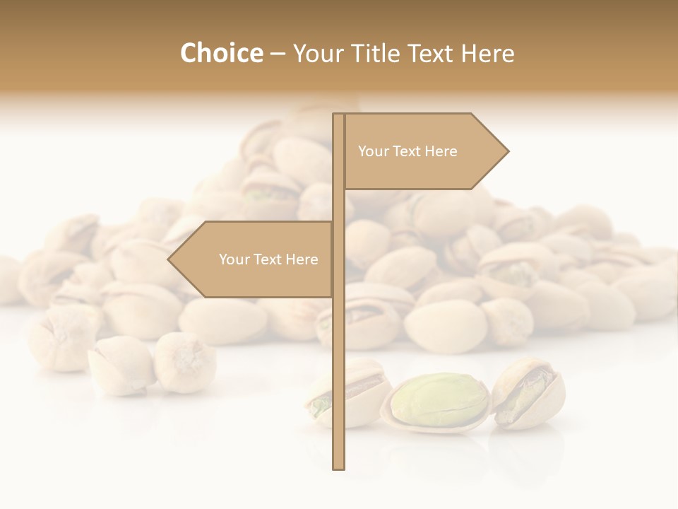 Isolated Vegetarian White PowerPoint Template