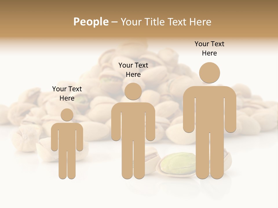 Isolated Vegetarian White PowerPoint Template