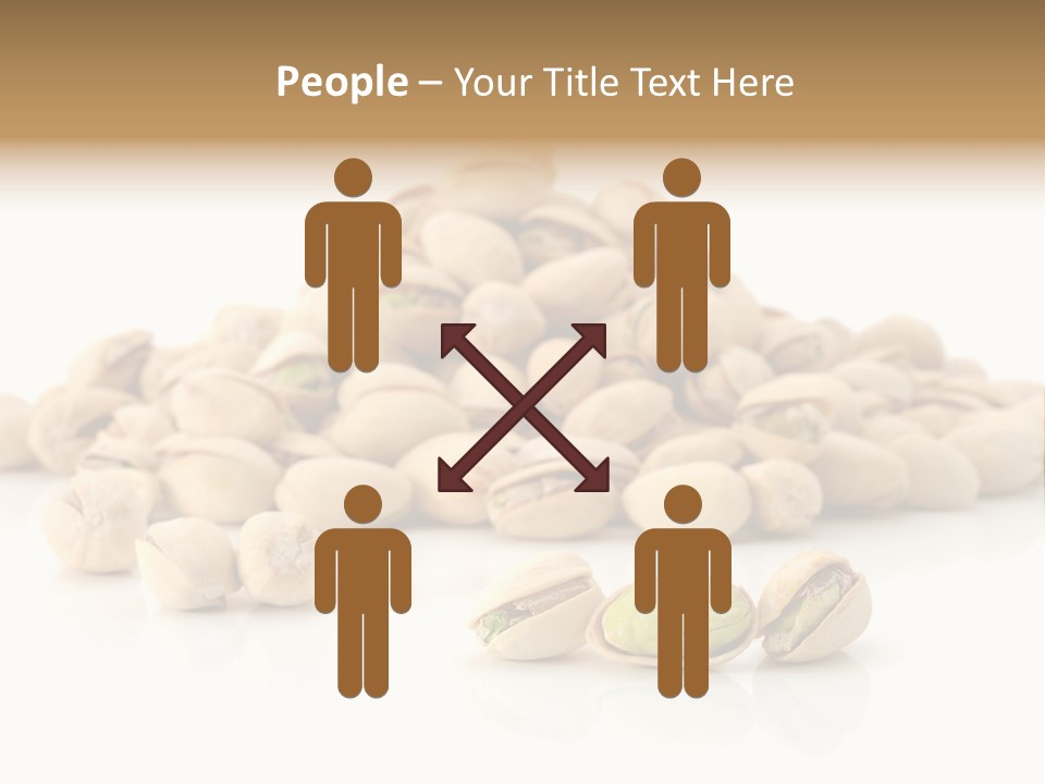 Isolated Vegetarian White PowerPoint Template