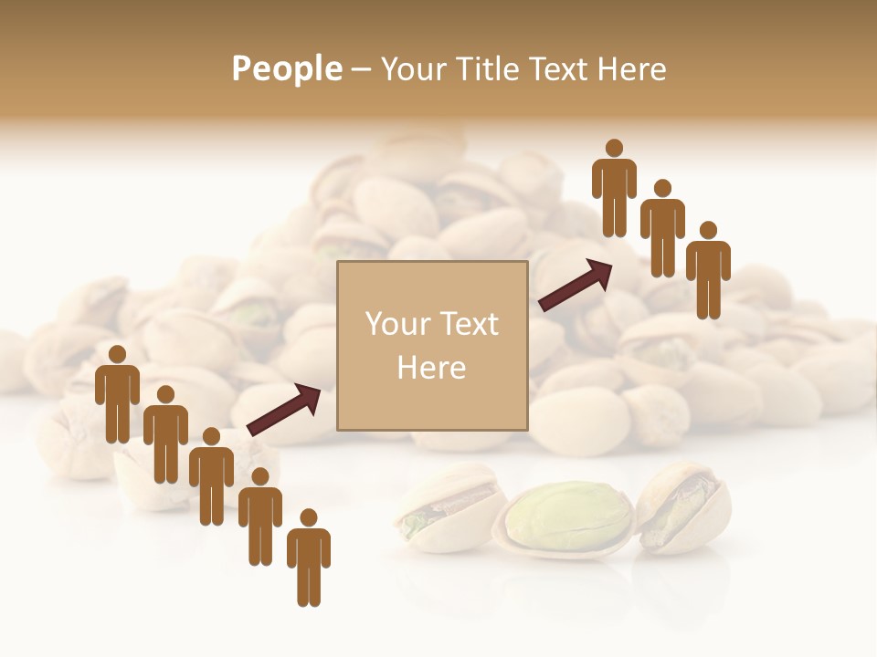 Isolated Vegetarian White PowerPoint Template