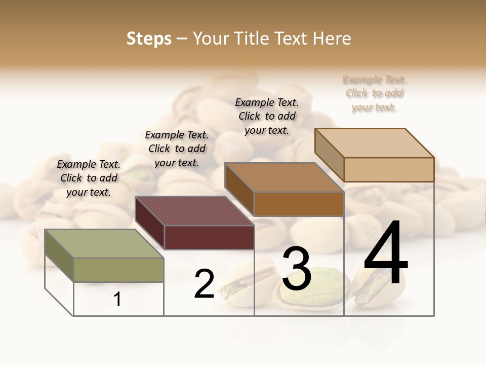 Isolated Vegetarian White PowerPoint Template