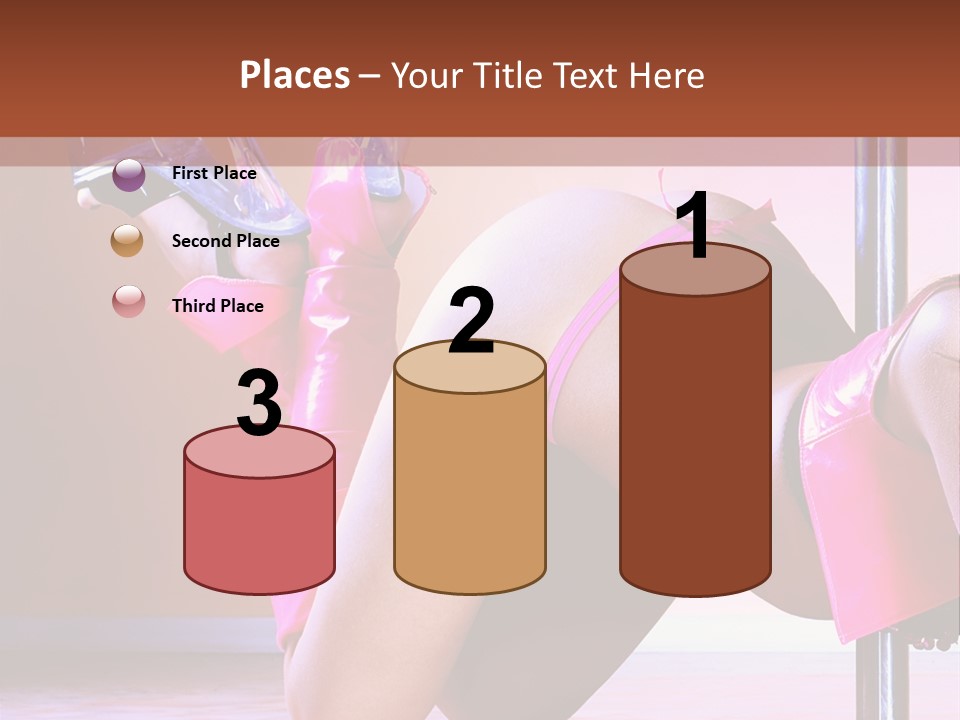 Sexual Lingerie Body PowerPoint Template