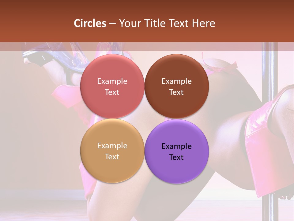 Sexual Lingerie Body PowerPoint Template