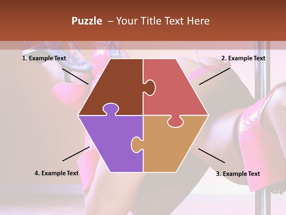 Sexual Lingerie Body PowerPoint Template