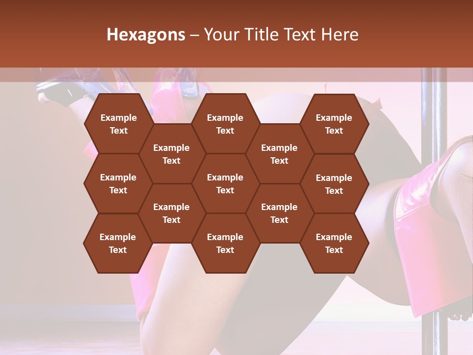 Sexual Lingerie Body PowerPoint Template