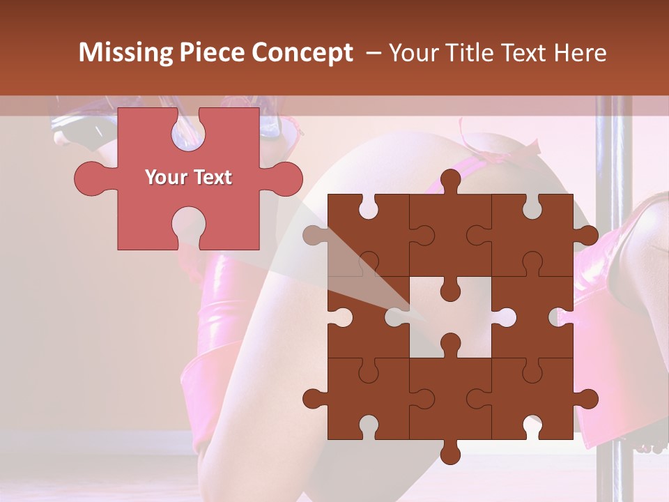 Sexual Lingerie Body PowerPoint Template