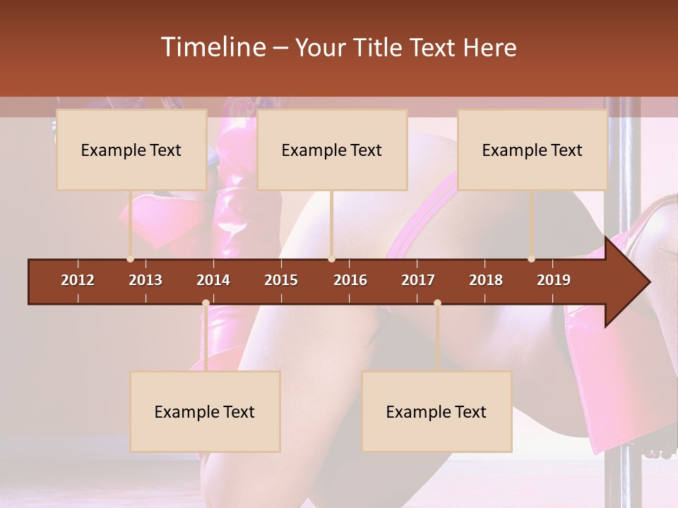 Sexual Lingerie Body PowerPoint Template