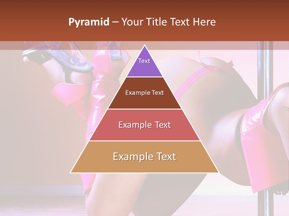 Sexual Lingerie Body PowerPoint Template