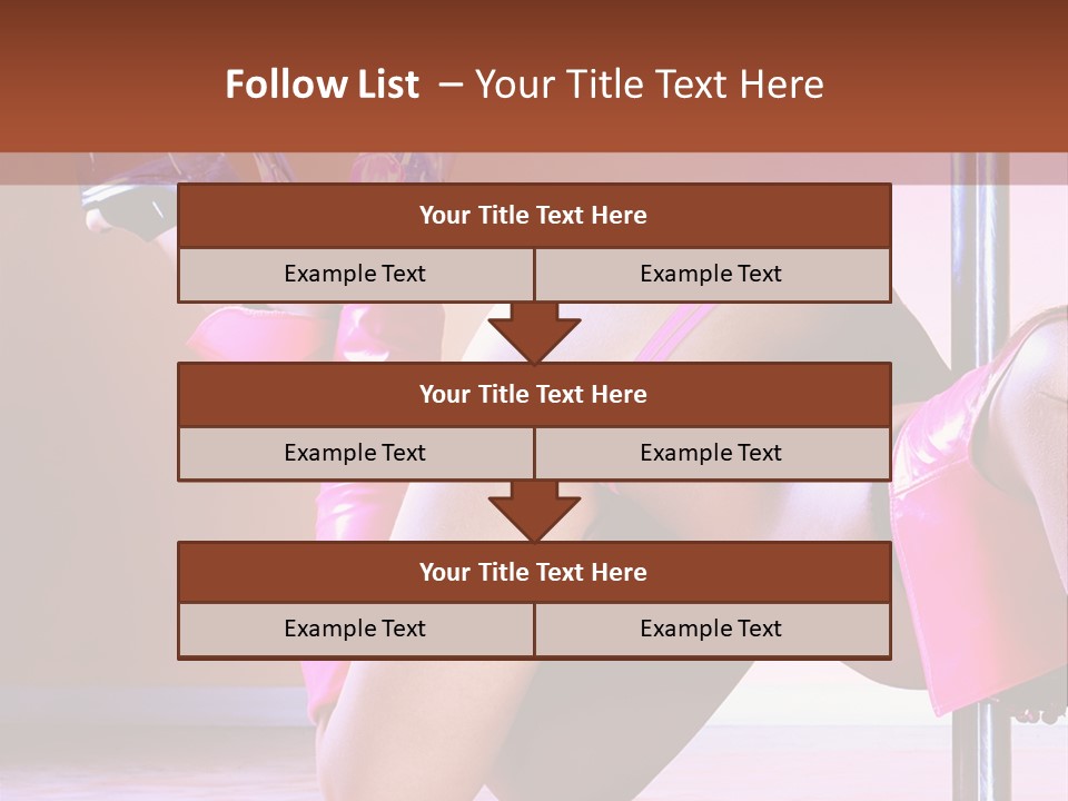 Sexual Lingerie Body PowerPoint Template