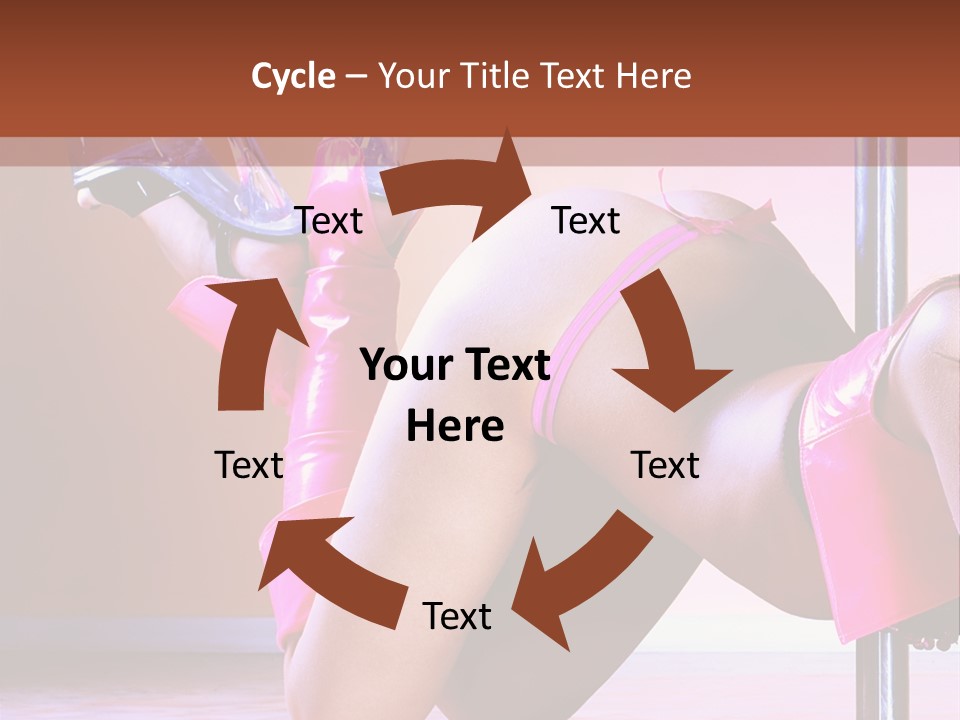 Sexual Lingerie Body PowerPoint Template