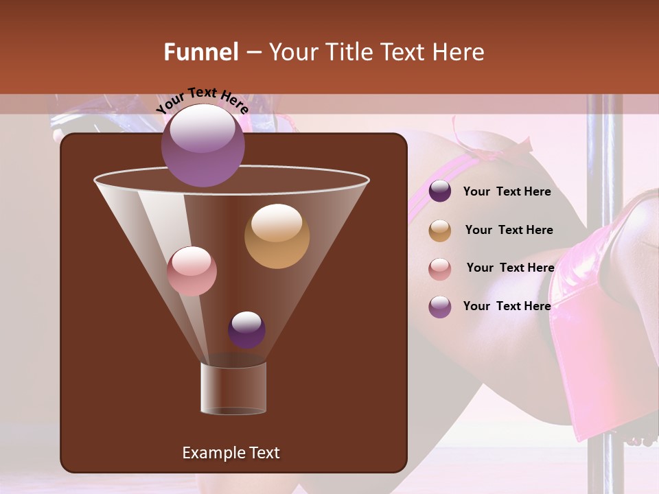 Sexual Lingerie Body PowerPoint Template