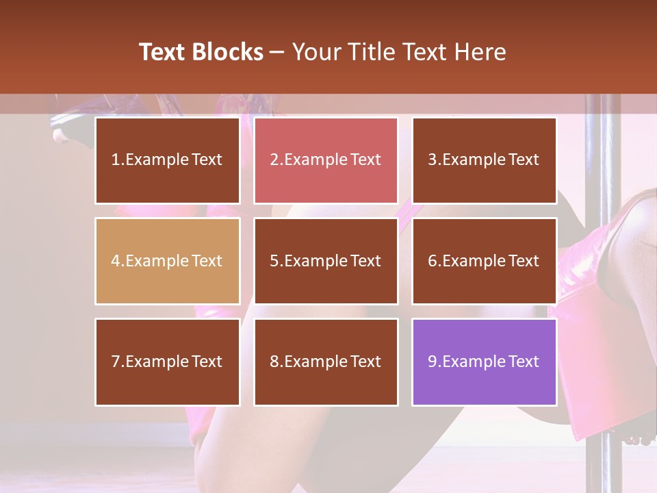 Sexual Lingerie Body PowerPoint Template