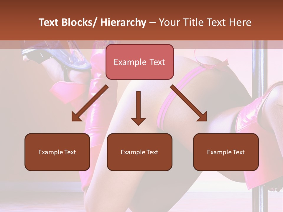 Sexual Lingerie Body PowerPoint Template