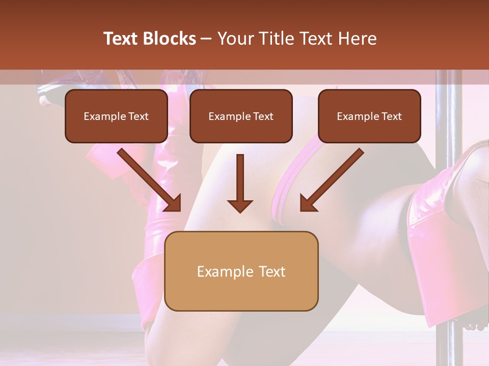 Sexual Lingerie Body PowerPoint Template