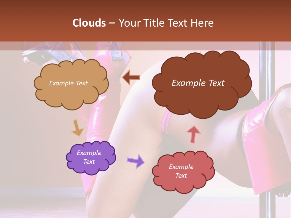 Sexual Lingerie Body PowerPoint Template
