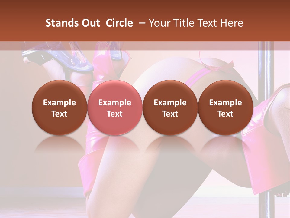 Sexual Lingerie Body PowerPoint Template