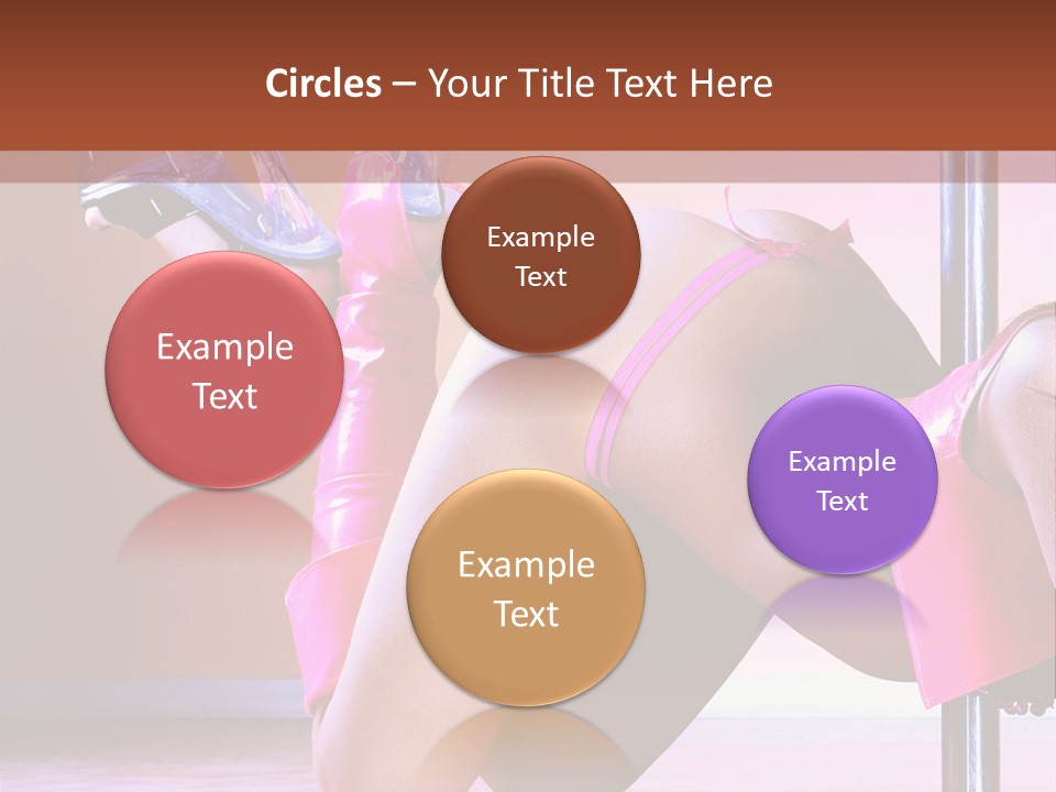 Sexual Lingerie Body PowerPoint Template