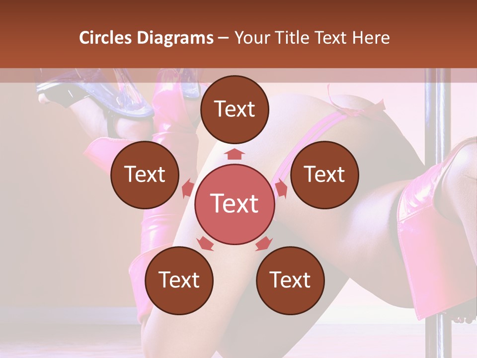 Sexual Lingerie Body PowerPoint Template