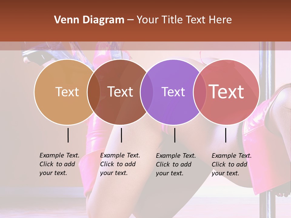 Sexual Lingerie Body PowerPoint Template