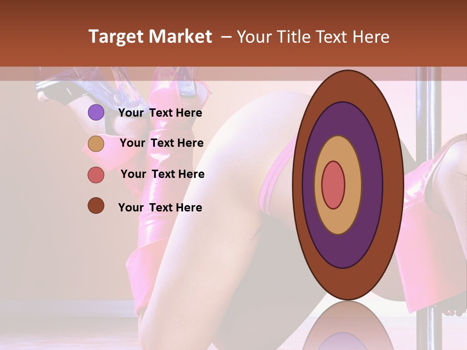 Sexual Lingerie Body PowerPoint Template