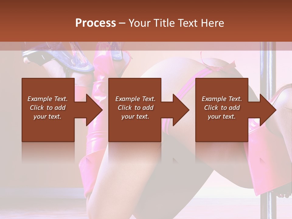 Sexual Lingerie Body PowerPoint Template