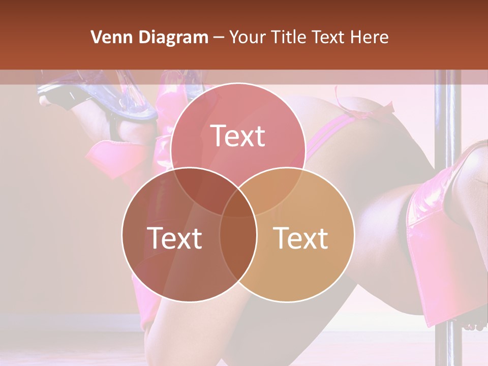 Sexual Lingerie Body PowerPoint Template