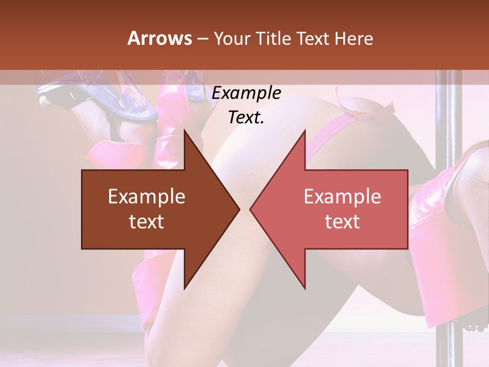 Sexual Lingerie Body PowerPoint Template