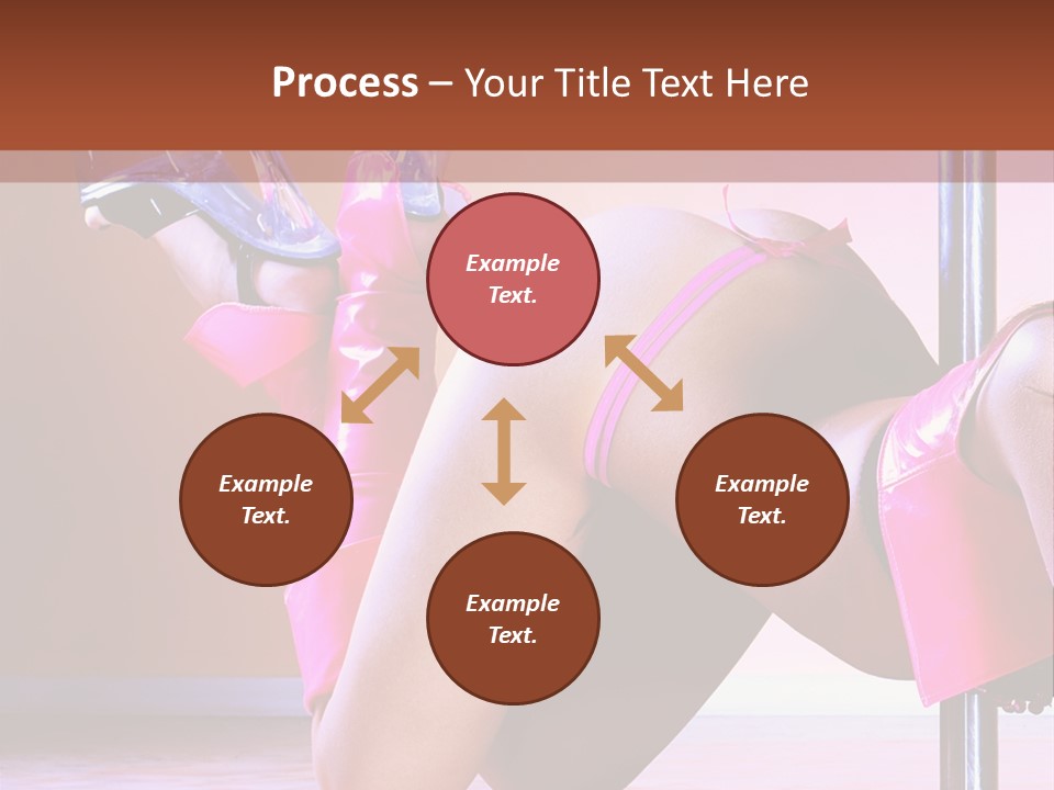 Sexual Lingerie Body PowerPoint Template