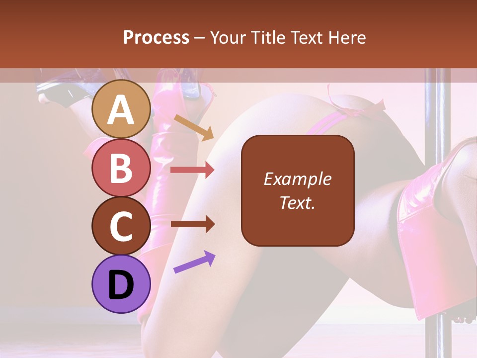 Sexual Lingerie Body PowerPoint Template
