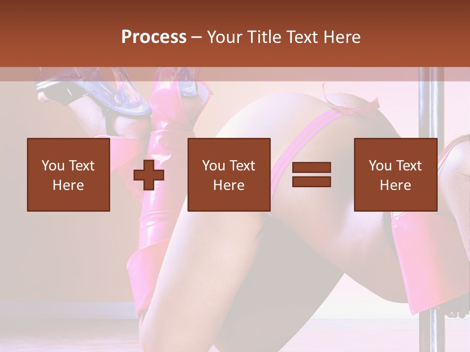 Sexual Lingerie Body PowerPoint Template