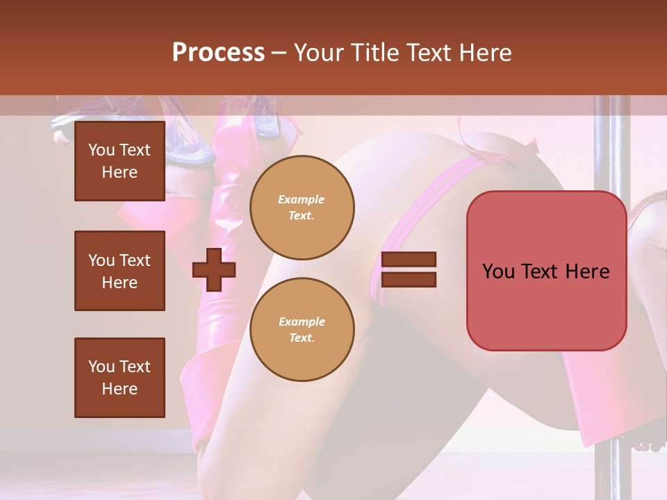 Sexual Lingerie Body PowerPoint Template