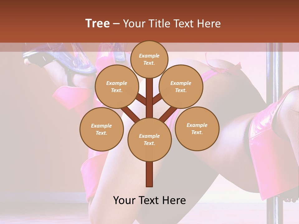Sexual Lingerie Body PowerPoint Template