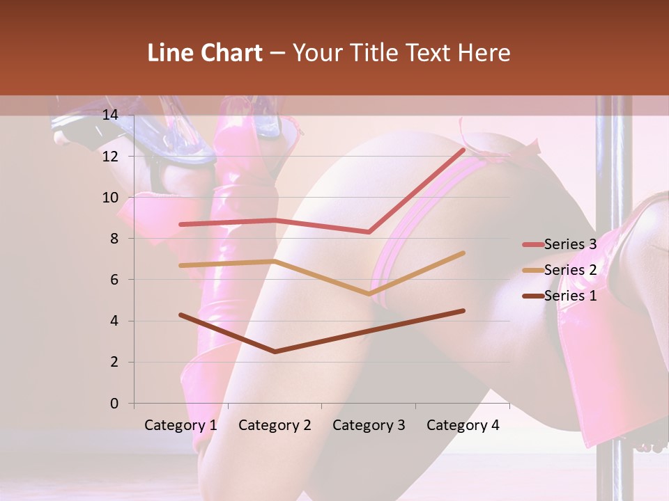 Sexual Lingerie Body PowerPoint Template