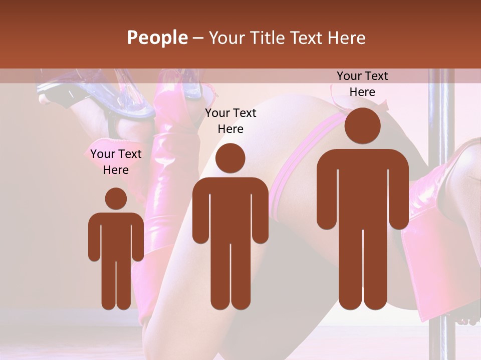 Sexual Lingerie Body PowerPoint Template