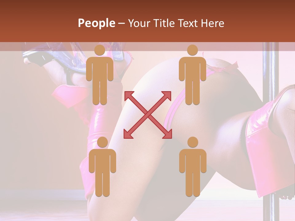 Sexual Lingerie Body PowerPoint Template