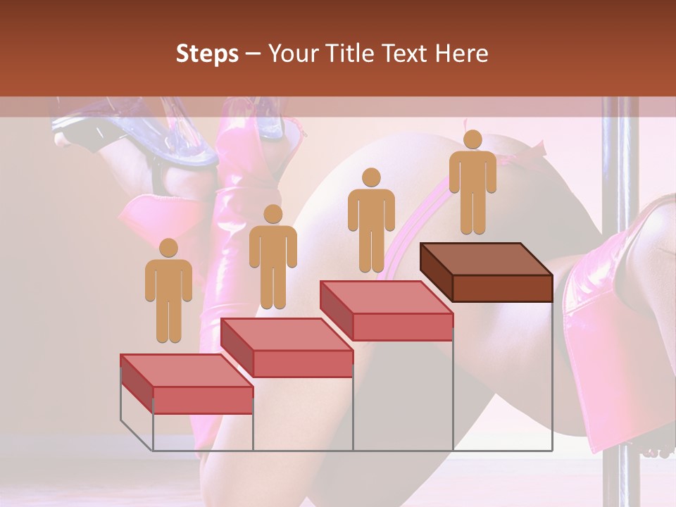 Sexual Lingerie Body PowerPoint Template