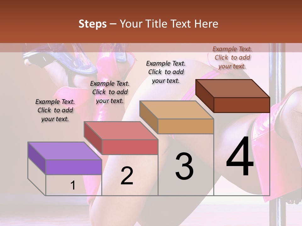 Sexual Lingerie Body PowerPoint Template