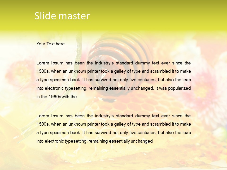 Pouring Nutrition Wax PowerPoint Template