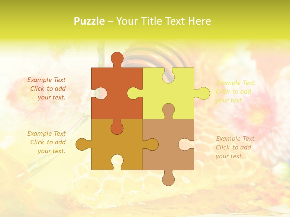 Pouring Nutrition Wax PowerPoint Template